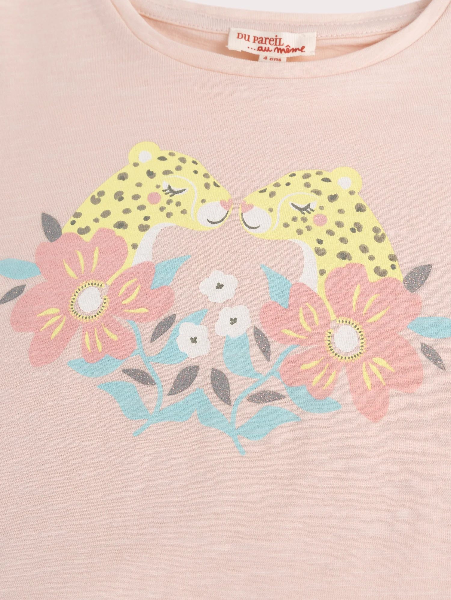 T-shirt Rosa a Maniche Corte con Animazione - Image 2