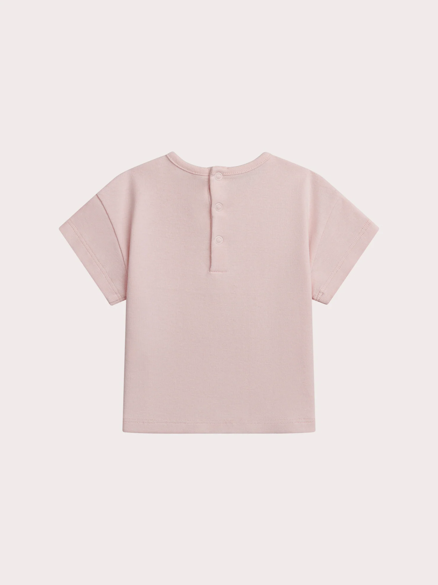 T-shirt rosa con motivo "Paris Hot-Dogs" per bebè femmina - Image 8