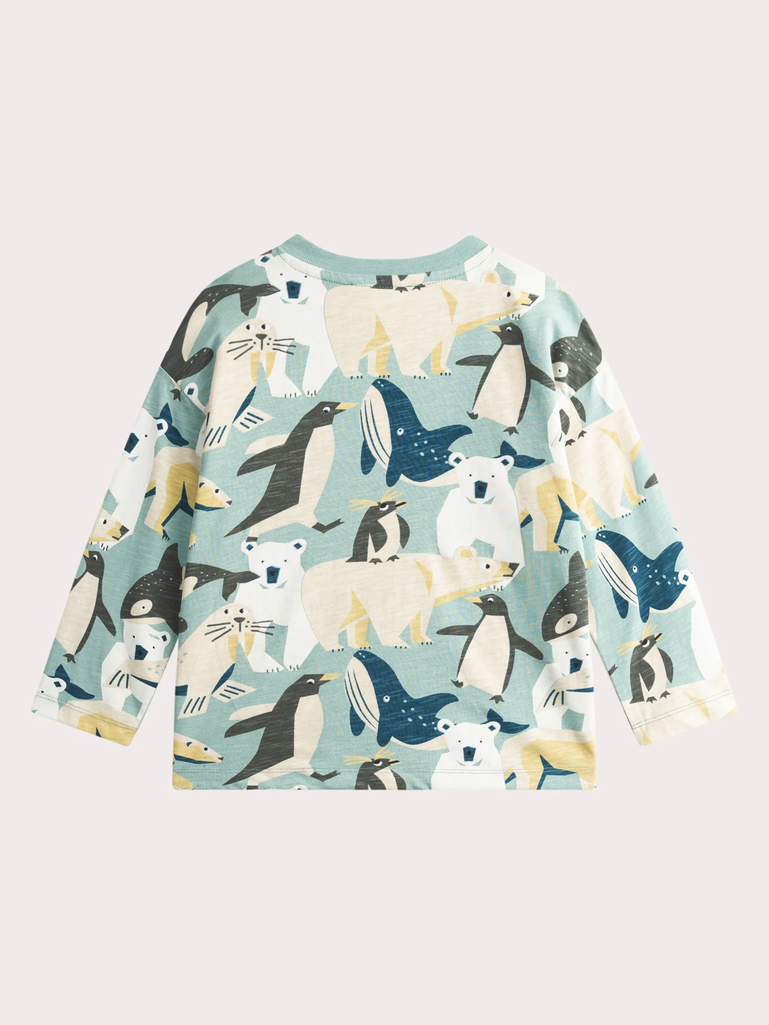 T-shirt Stampata Animali Artici per Bambino - Image 3