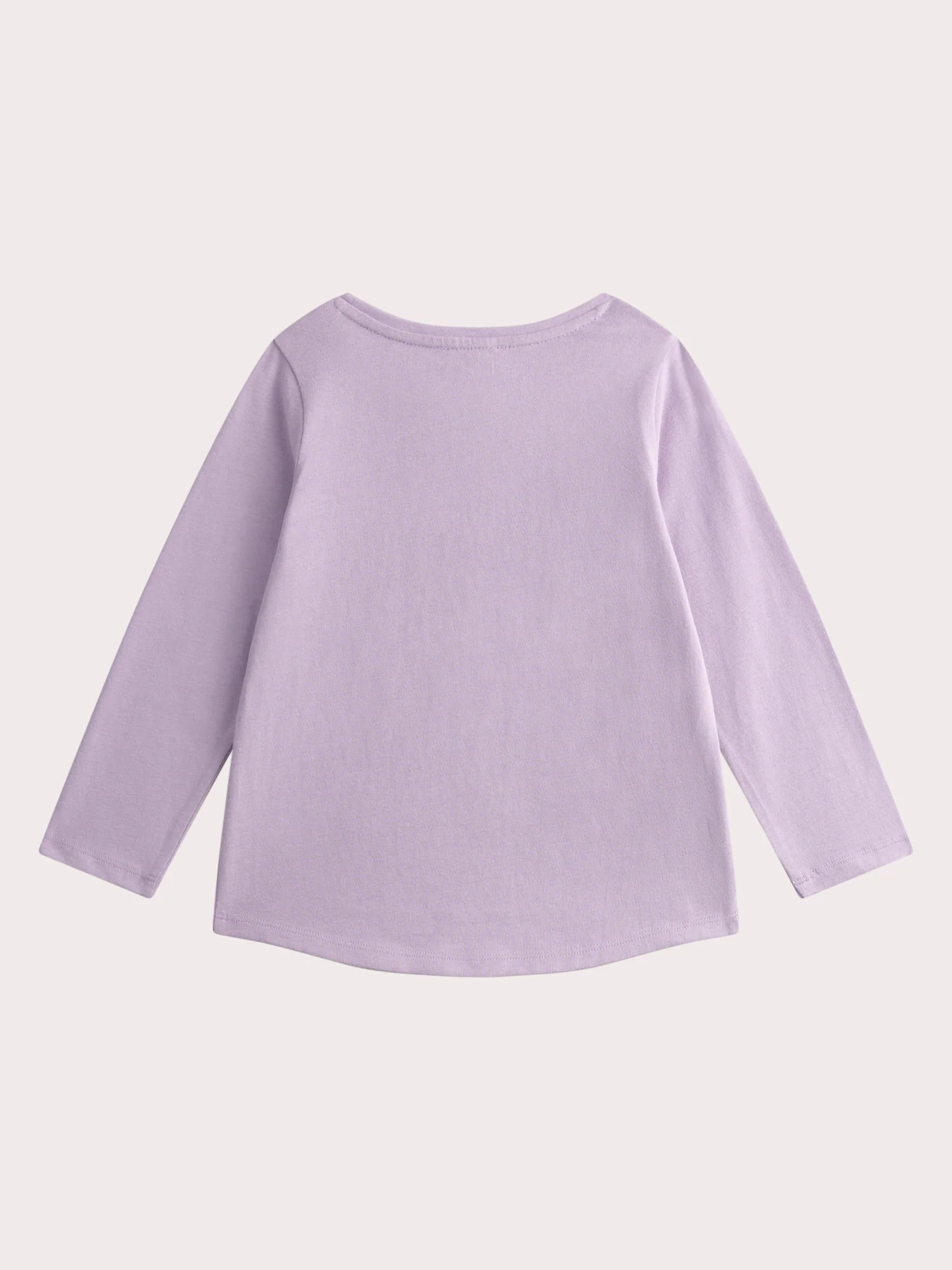 T-Shirt Viola con Animazione Lupo e Ricamo per Ragazze - Image 3