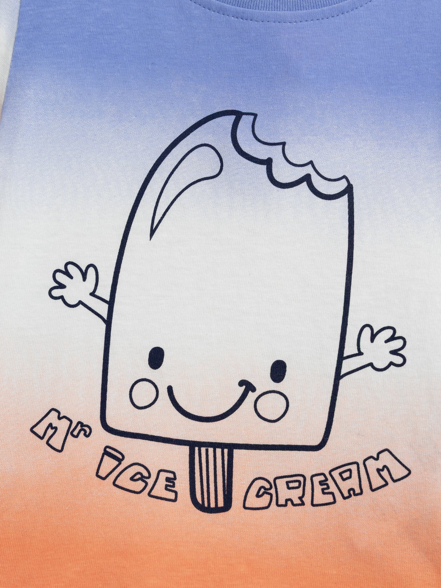 T-shirt "Tie and Dye" con motivo di gelato per bambino - Image 2