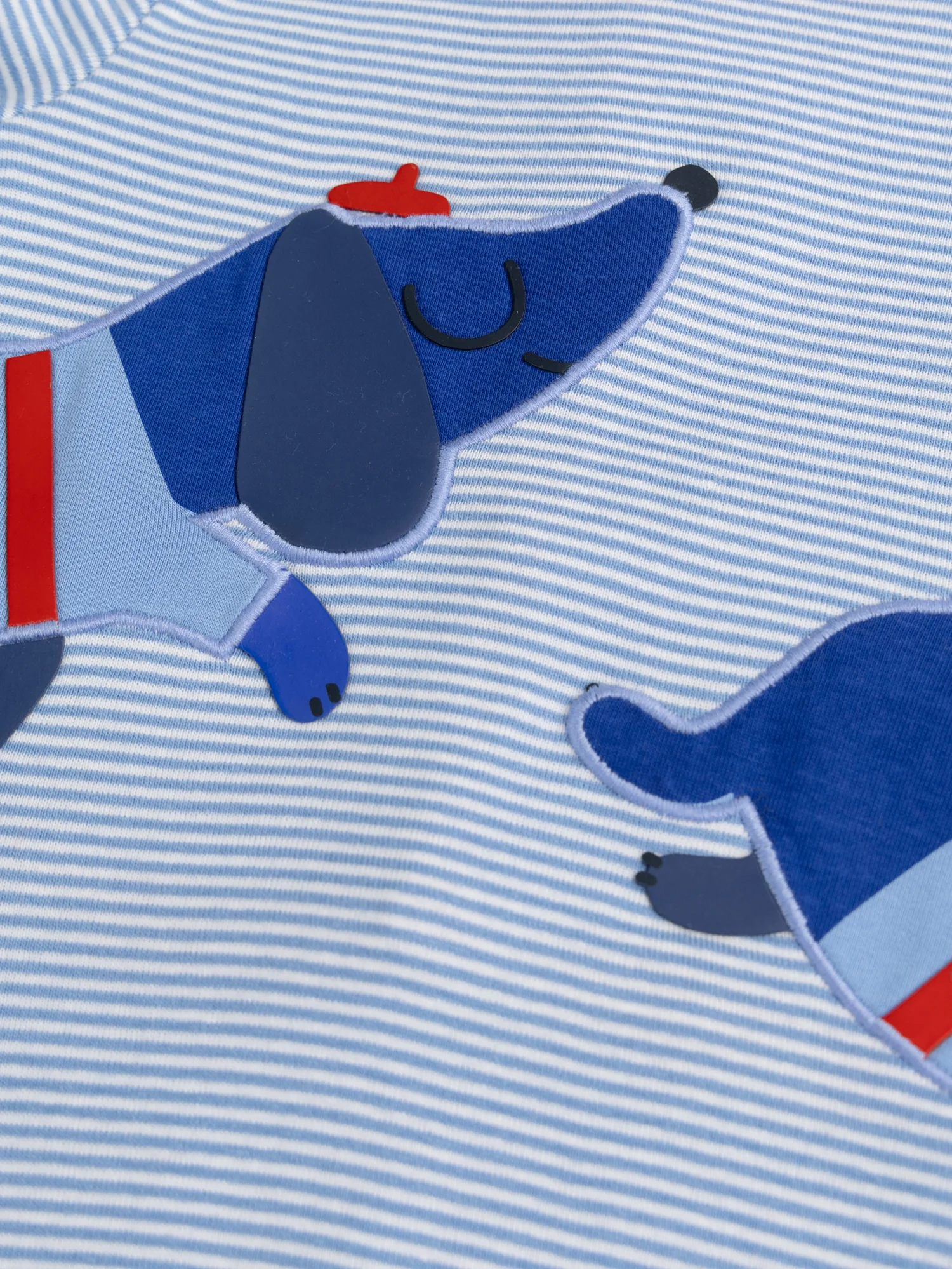 Tuta a righe blu per bambino - Image 2