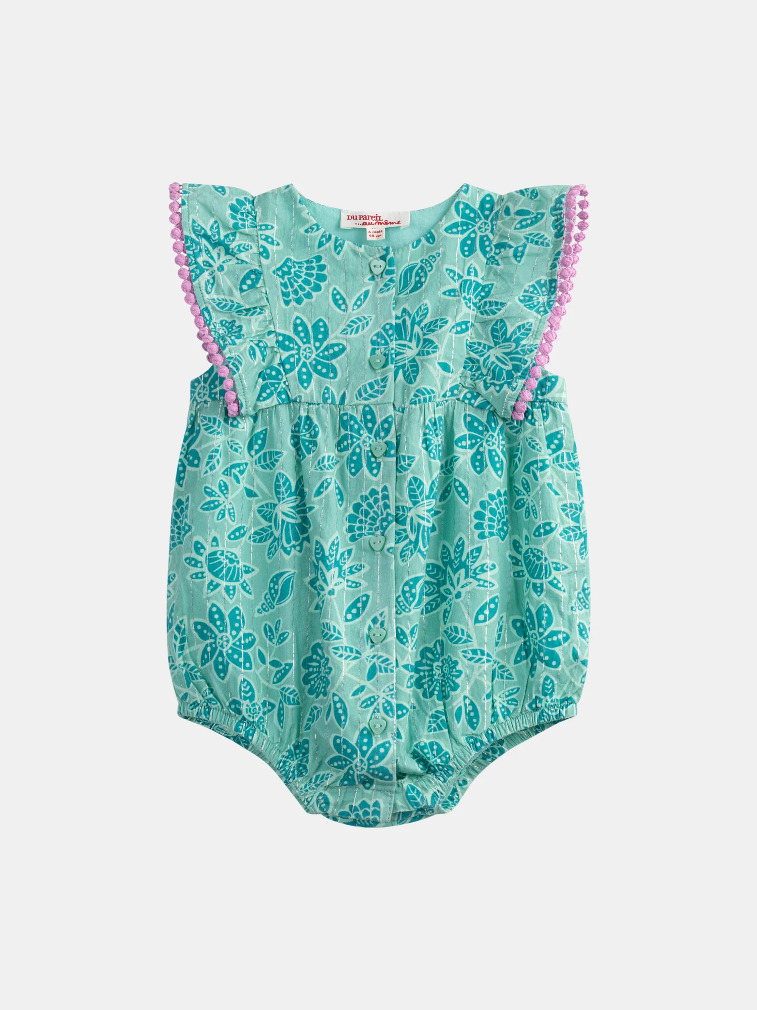 Tuta Turchese con Volant per Bambina