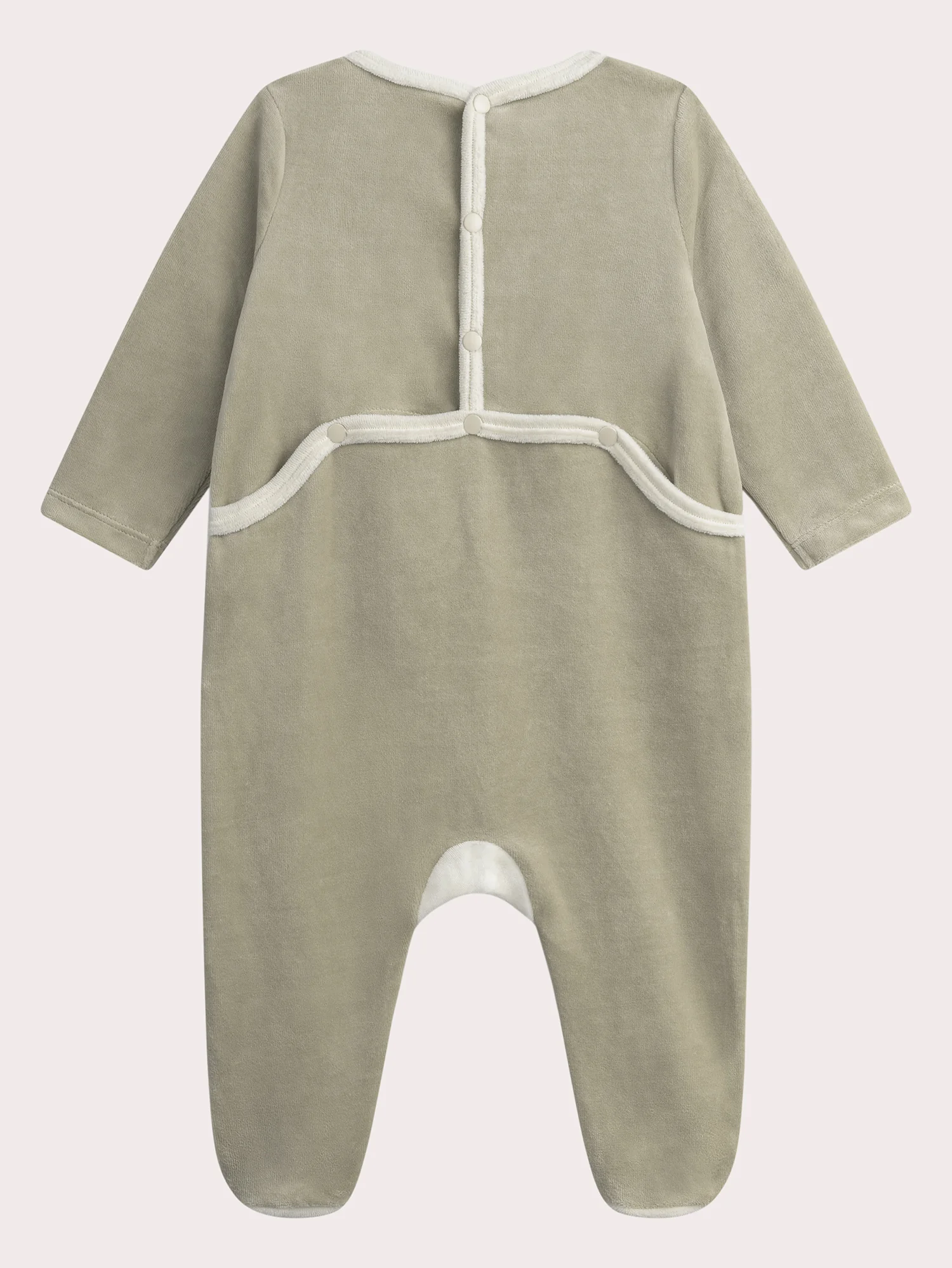 Tutina beige scuro per bebè maschio - Image 3