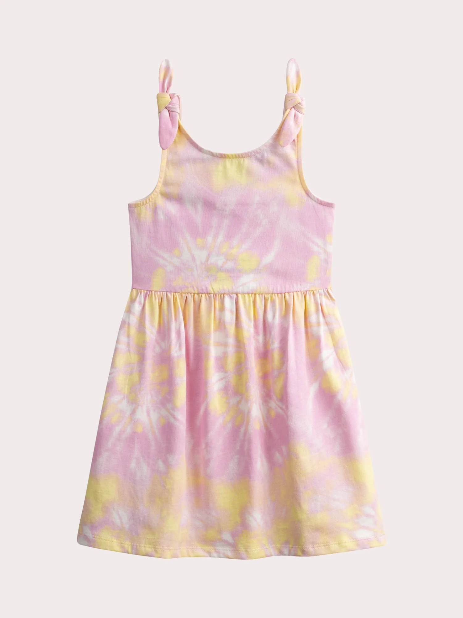 Vestito senza maniche con stampa tie dye